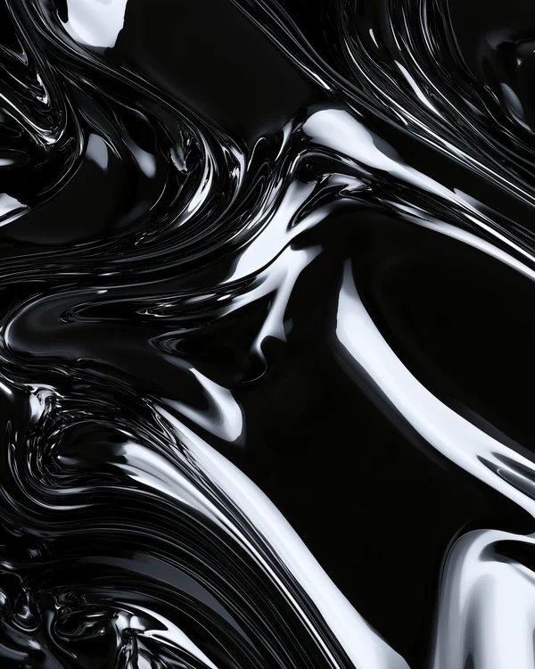 Abstract Liquid Chrome Flow