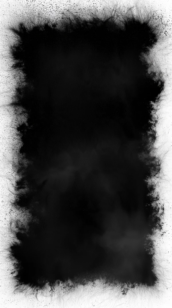 Abstract Black Ink Texture
