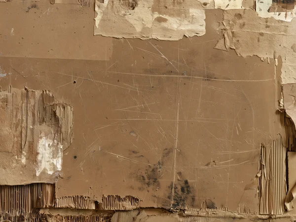 Worn Brown Cardboard Texture