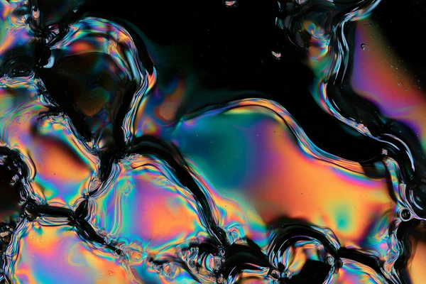 Iridescent Fluid Abstract