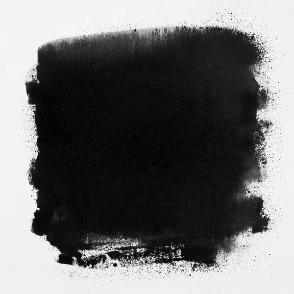 Black Ink Texture on Paper