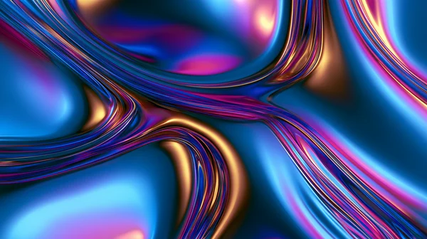 Iridescent Liquid Flow