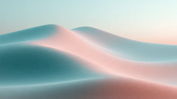 Minimalist Pastel Dunes