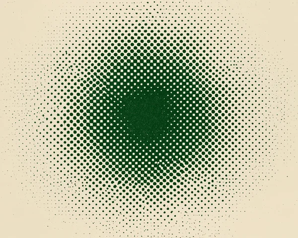 Green Halftone Dot Pattern