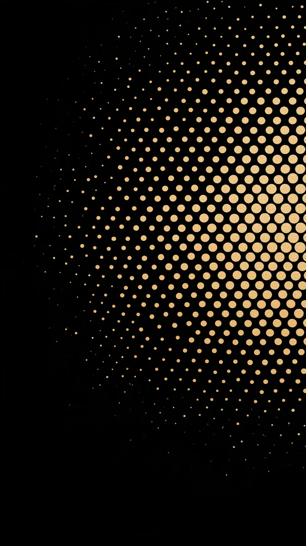 Gold Halftone Pattern