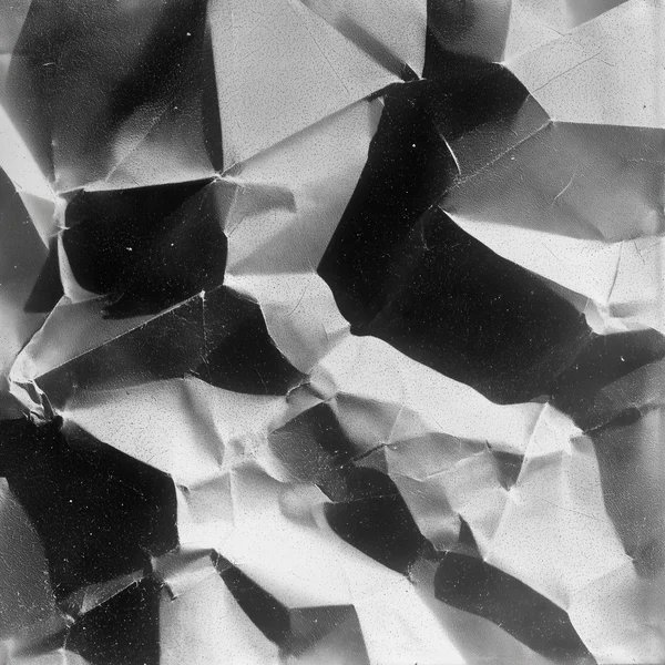 Monochrome Crumpled Paper Texture