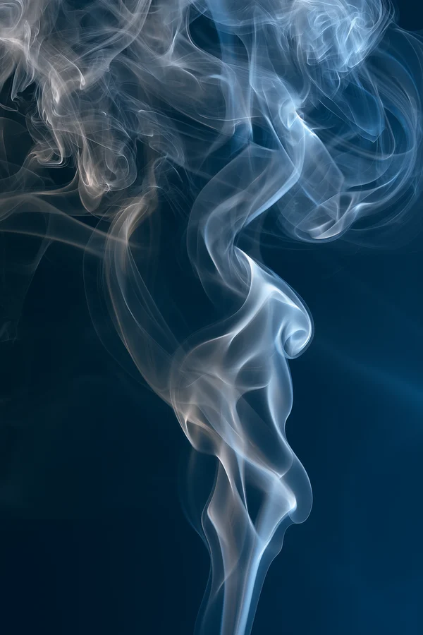 Ethereal Silver Smoke Trails