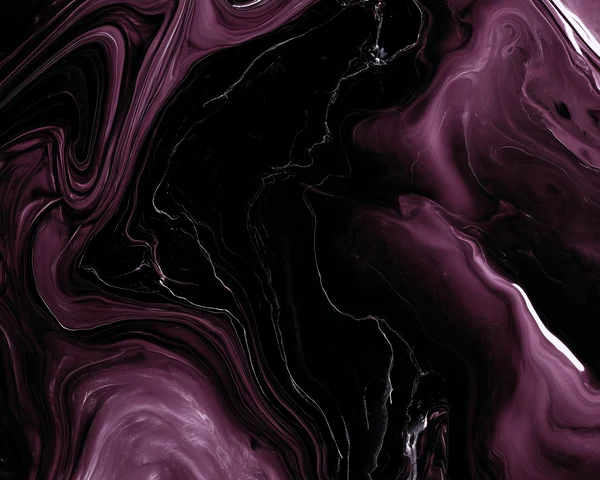 Abstract Plum and Black Marble Swirl