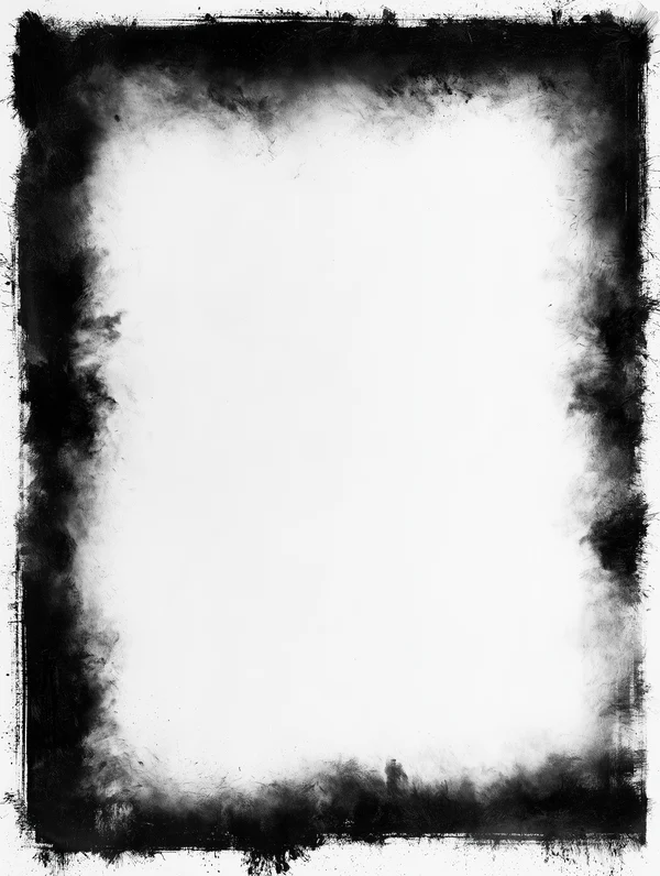 Black Ink Grunge Frame