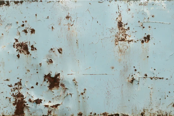 Weathered Blue Metal Surface