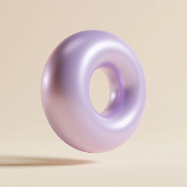 Lavender Torus Shape