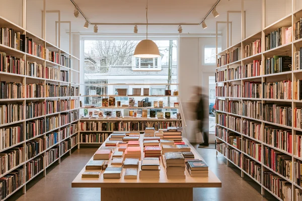Modern Independent Bookstore Interior