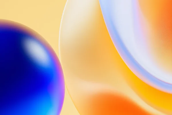 Abstract Frosted Spheres