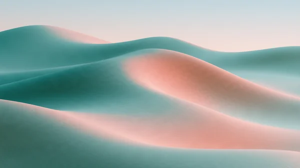 Abstract Mint and Pink Dunes
