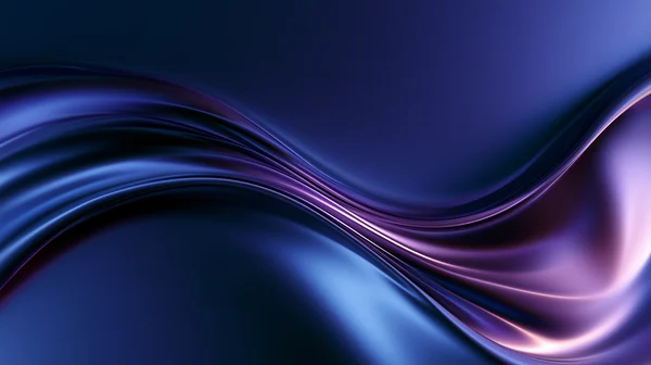 Abstract Blue and Violet Silk Waves