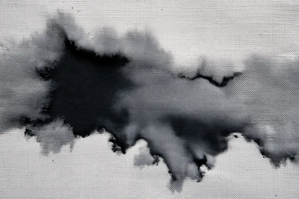 Black Ink Bleed on Woven Fabric