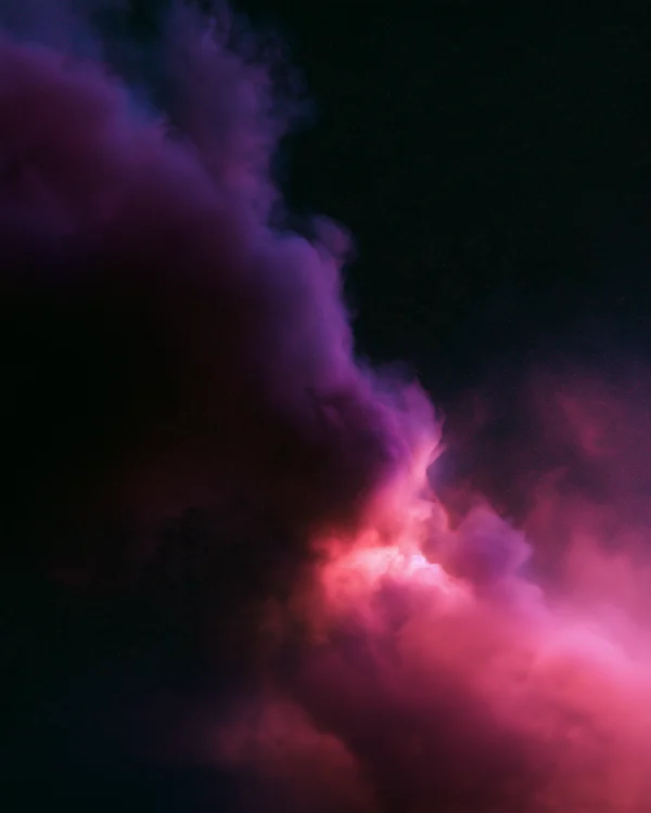 Violet and Magenta Smoke Cloud