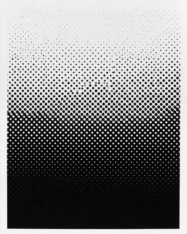 Monochrome Halftone Gradient