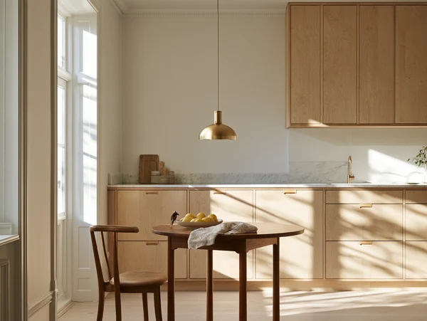 Minimalist Scandinavian Kitchen Interior
