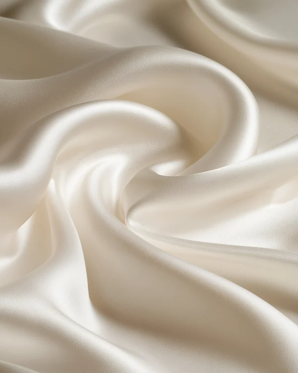 Ivory Silk Fabric Texture