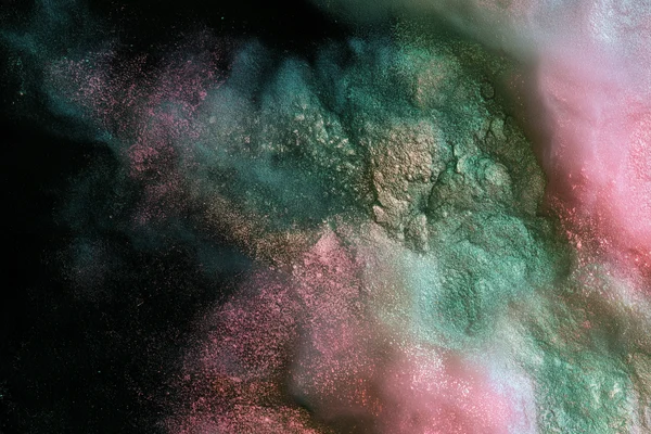 Iridescent Powder Cloud