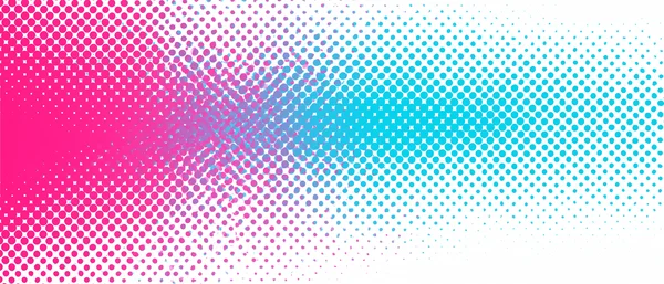 Pink and Cyan Halftone Gradient