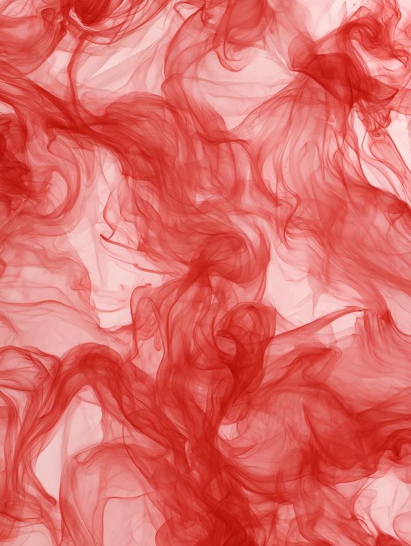 Abstract Red Smoke Swirls