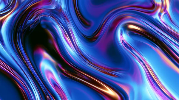 Iridescent Liquid Flow
