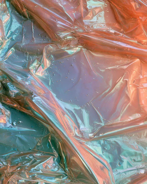 Iridescent Plastic Texture