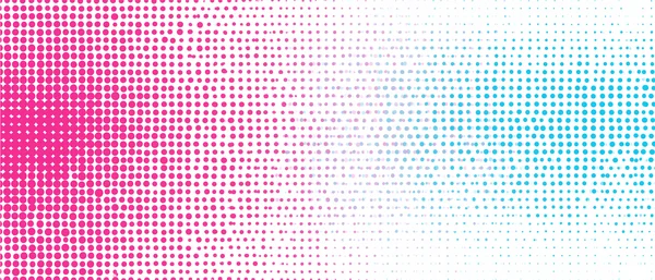 Pink and Cyan Halftone Gradient