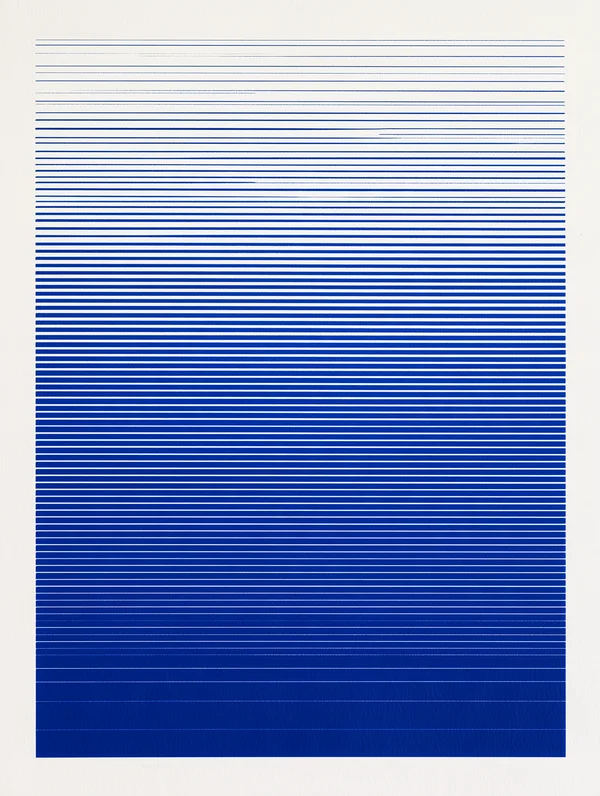 Blue Gradient Line Pattern