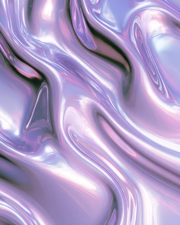 Abstract Liquid Chrome Surface