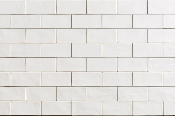 White Glossy Subway Tile Wall