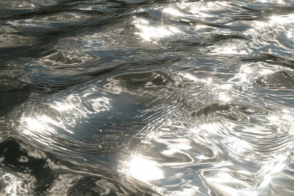 Sunlight Reflections on Rippling Water