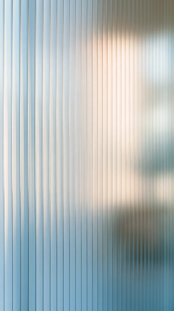 Fluted Glass Panel