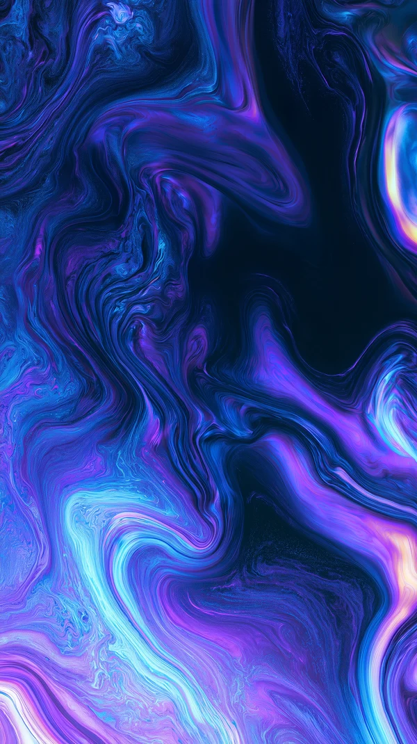Iridescent Fluid Abstract