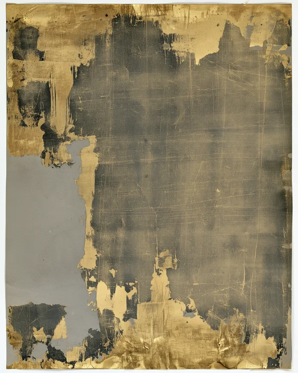 Abstract Gold and Gray Distressed Texture
