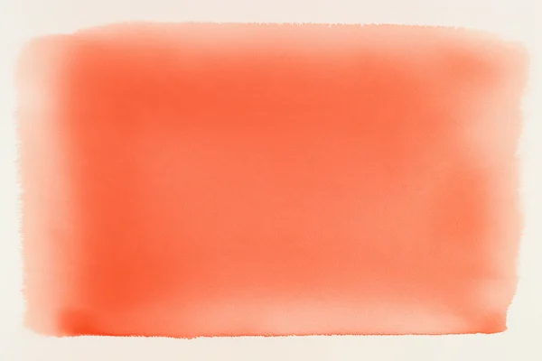 Coral Watercolor Wash on Paper
