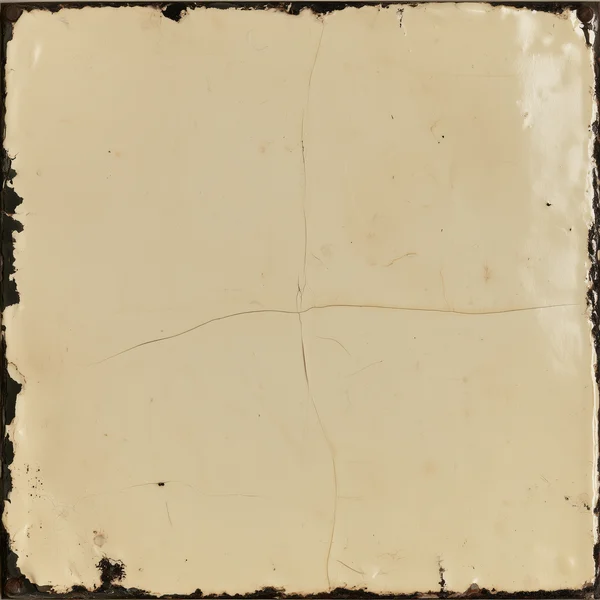 Aged Cream Enamel Metal Surface