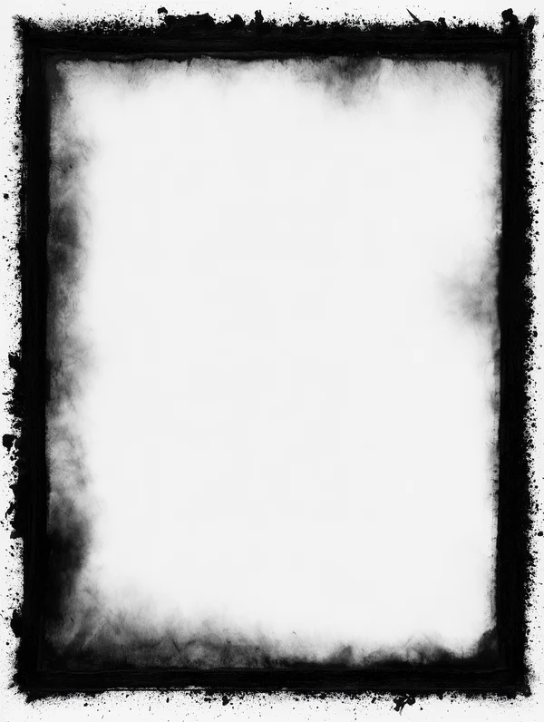 Black Ink Grunge Frame