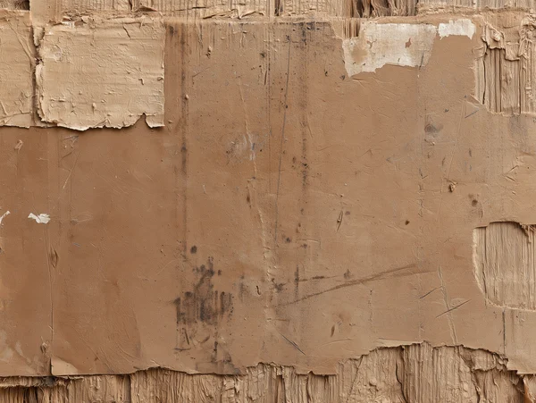 Worn Corrugated Cardboard Texture