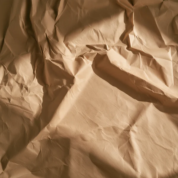 Crumpled Brown Paper Surface