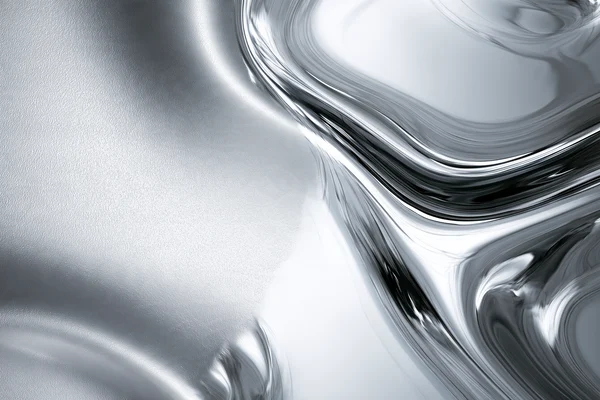 Liquid Silver Abstract Surface