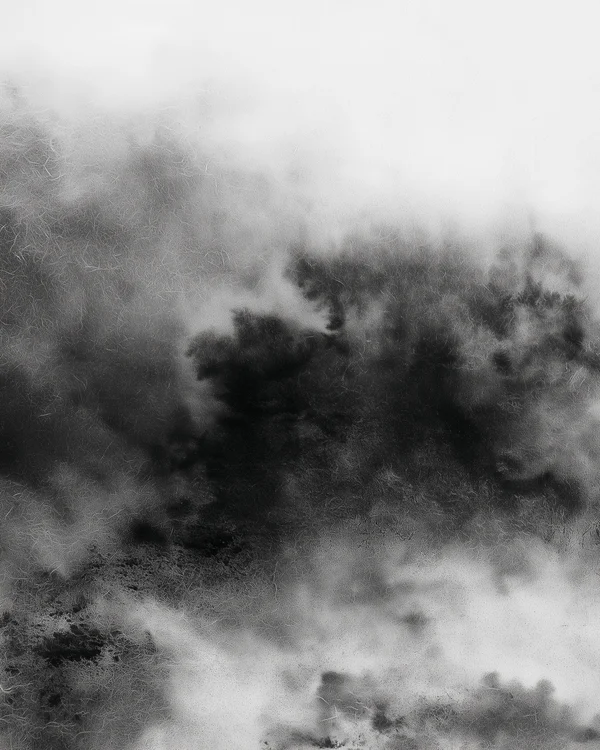 Monochrome Ink Wash Texture