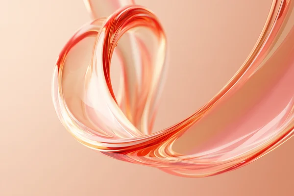 Abstract Glass Ribbon