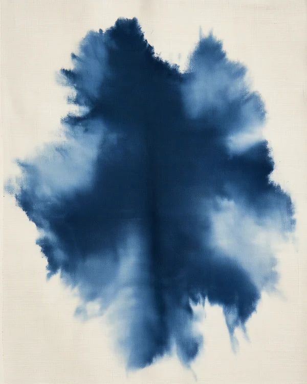 Indigo Ink Bleed on Fabric