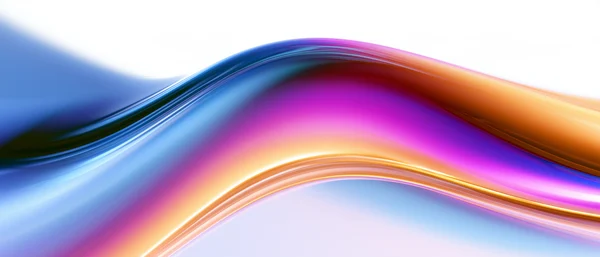 Iridescent Abstract Wave