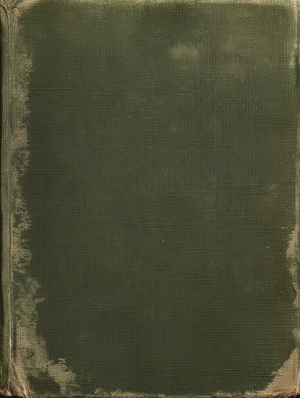 Worn Green Fabric Book Cover