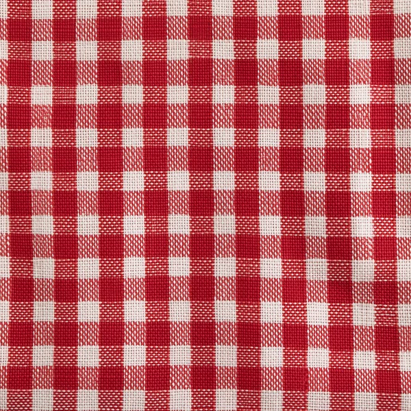 Red and White Gingham Fabric Texture