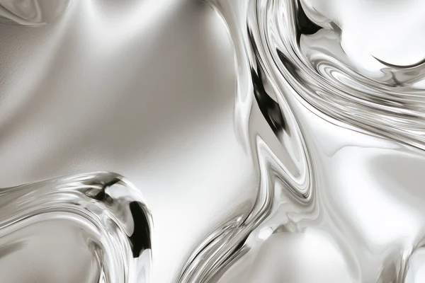 Liquid Silver Abstract Surface